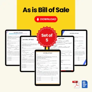 As Is Bill of Sale
