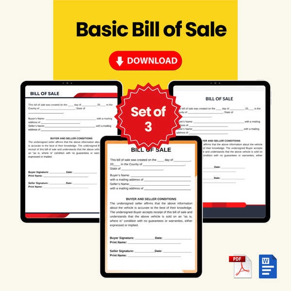 Basic Bill of Sale