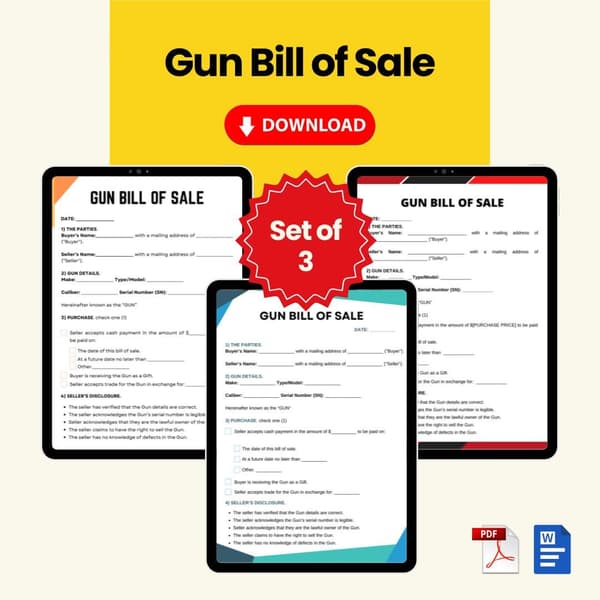 Gun Bill of Sale